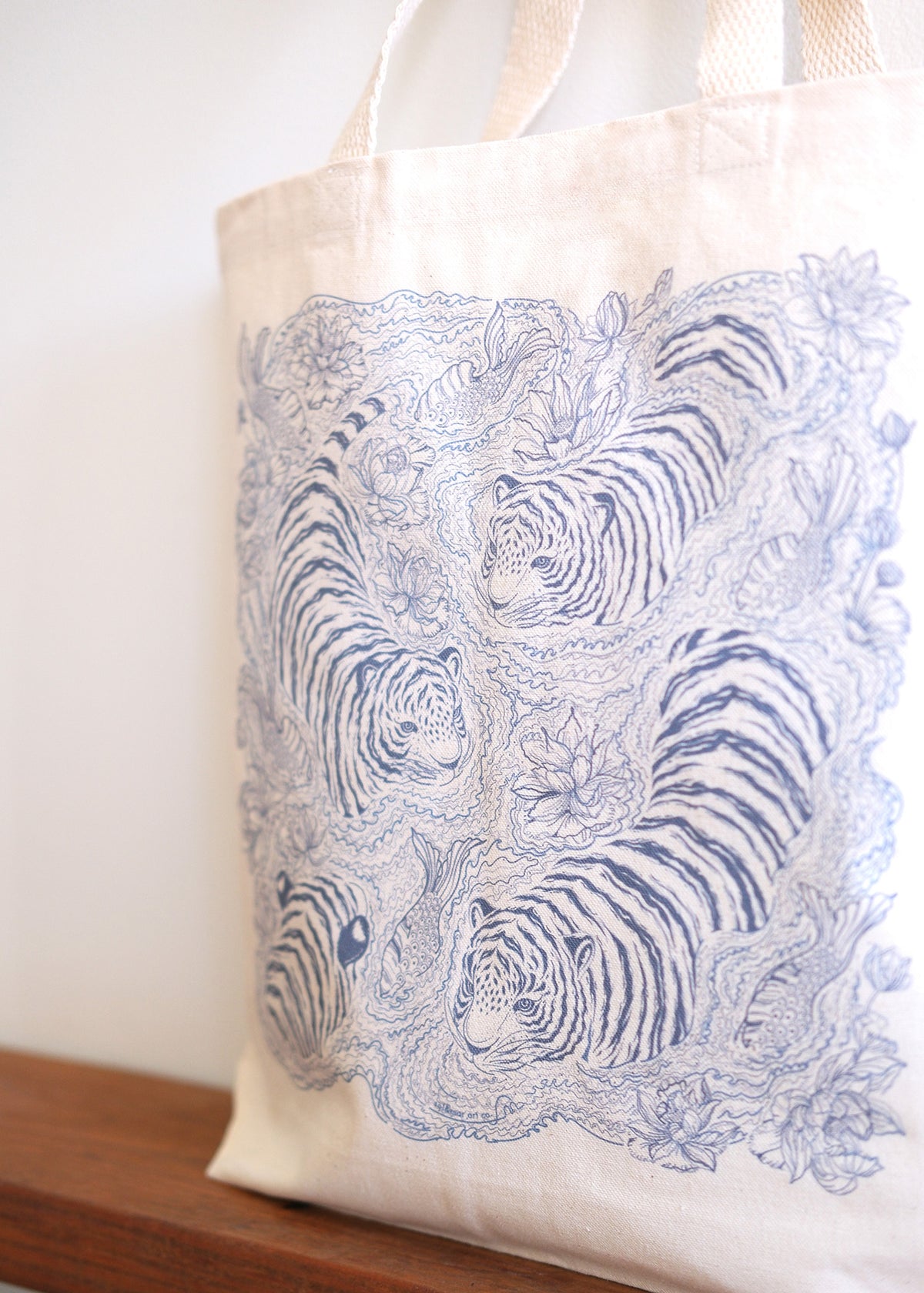 Tiger Canvas Tote Bag