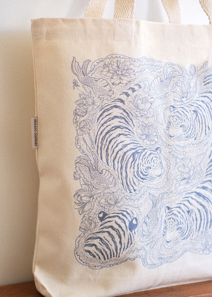 Tiger Canvas Tote Bag