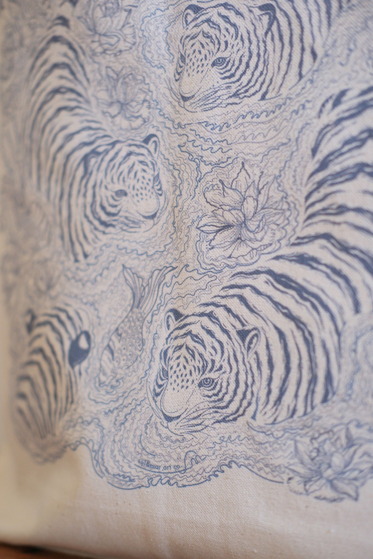 Tiger Canvas Tote Bag
