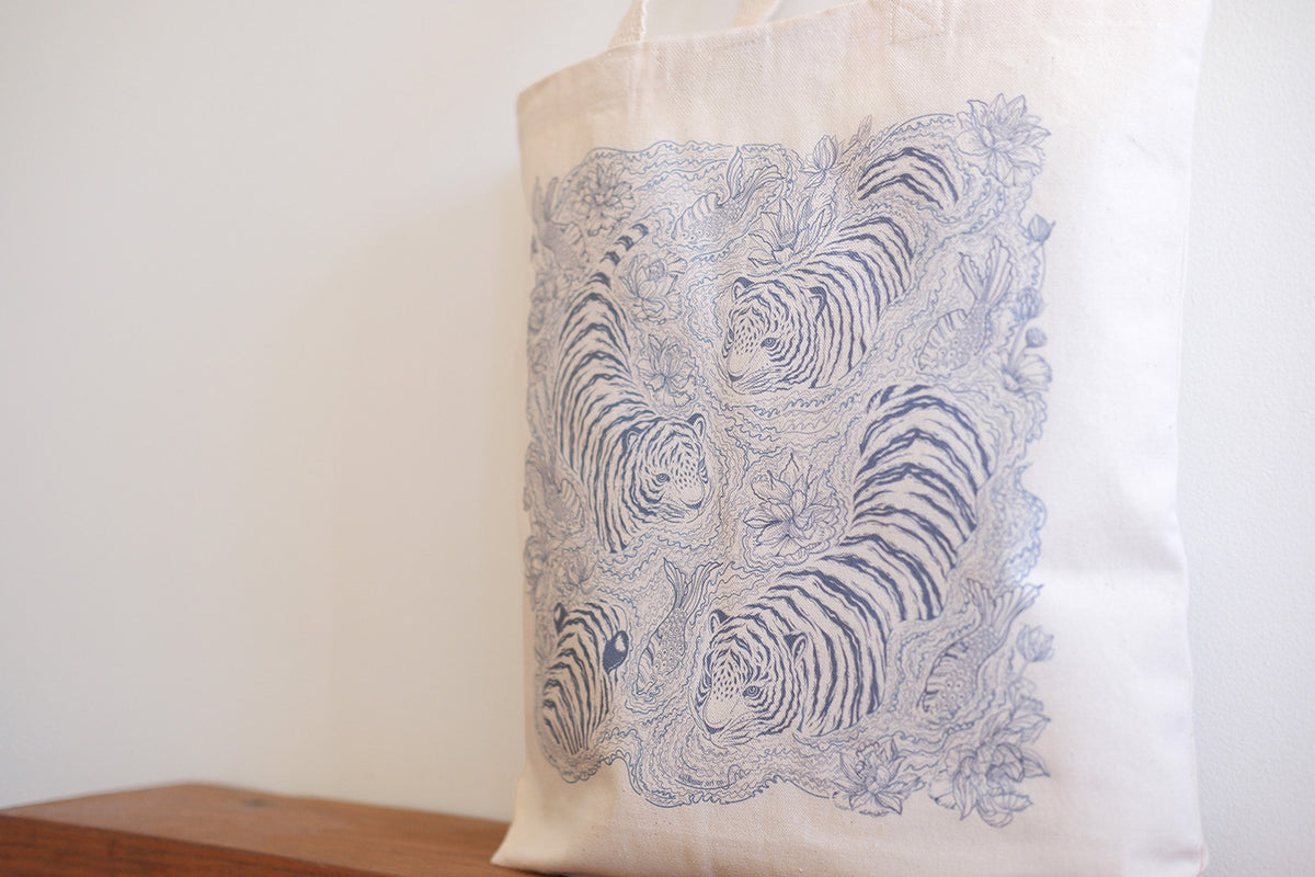 Tiger Canvas Tote Bag