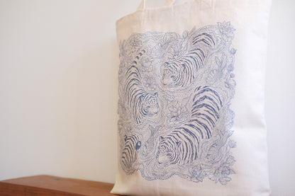 Tiger Canvas Tote Bag