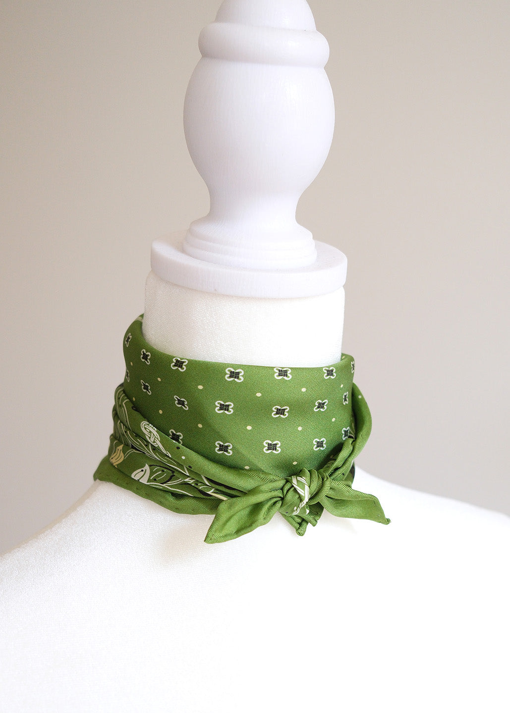 Guardian Tiger Silk Twill Scarf — Korean Knot Art Collection