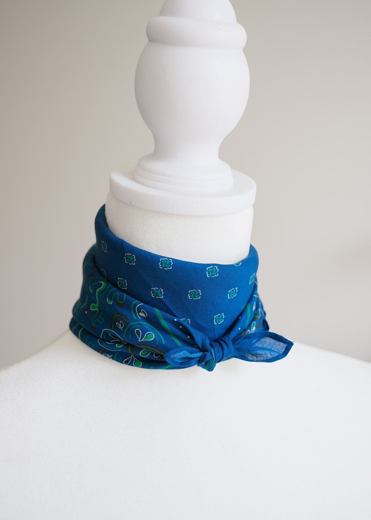 Timeless Turtle Bandana (Sea Blue) — Korean Knot Art Collection