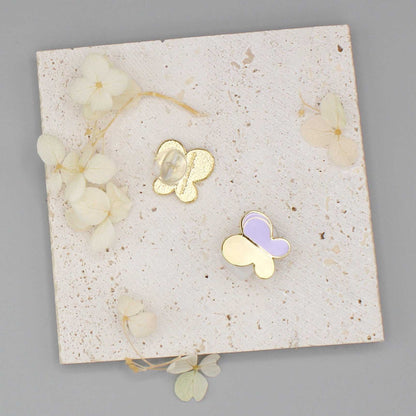 Butterfly Enamel Pin (Violet) Brooches & Lapel Pins