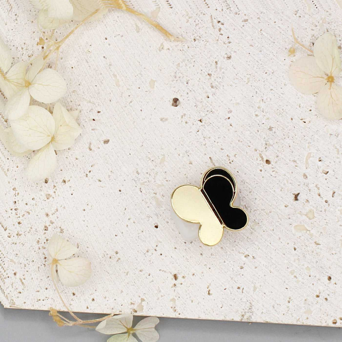 Minimal Garden Pin Collection (black) Brooches & Lapel Pins