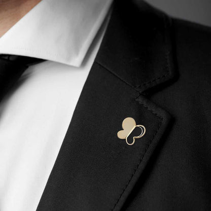 Butterfly Enamel Pin (Black) Brooches & Lapel Pins