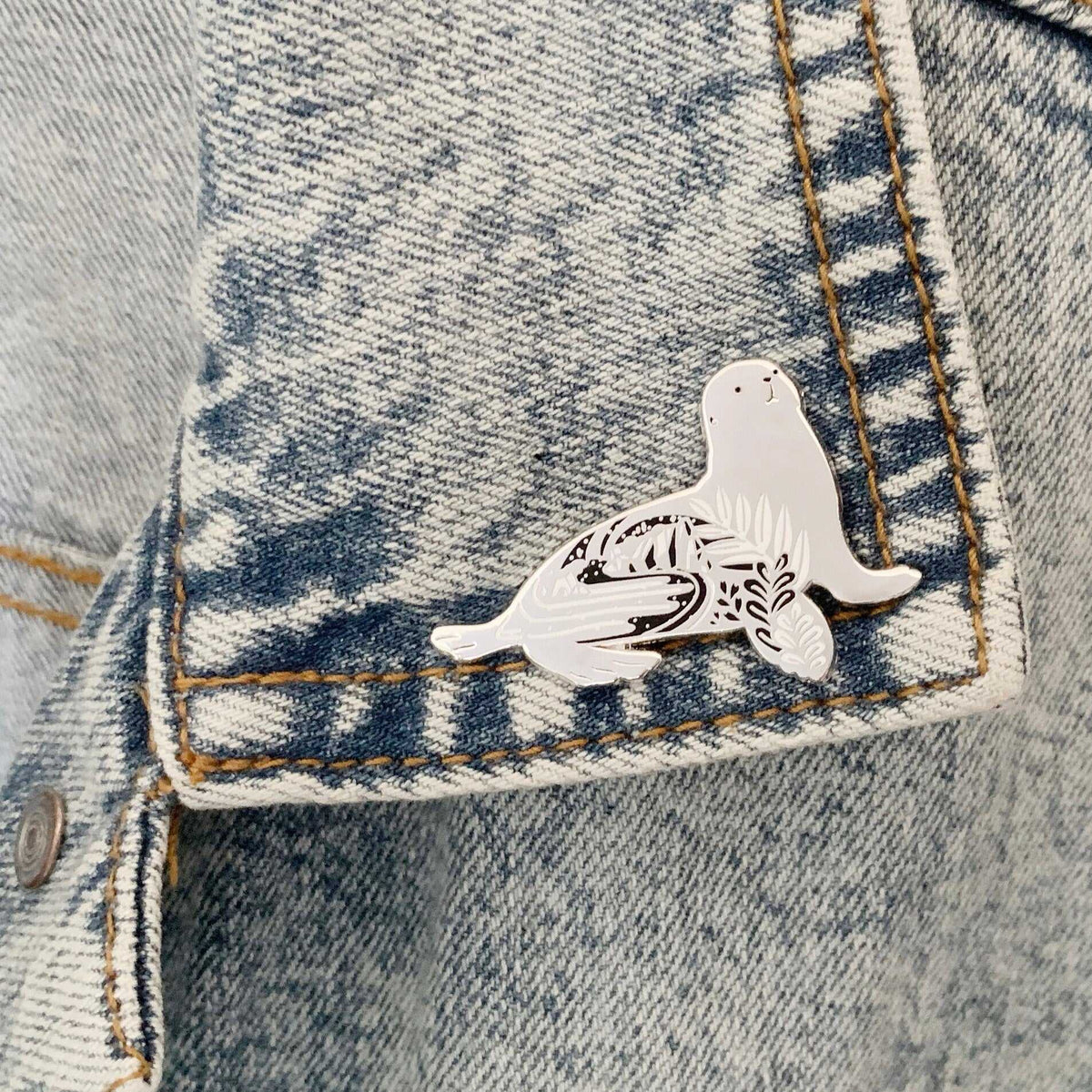 Sea Lion Enamel Pin Brooches & Lapel Pins