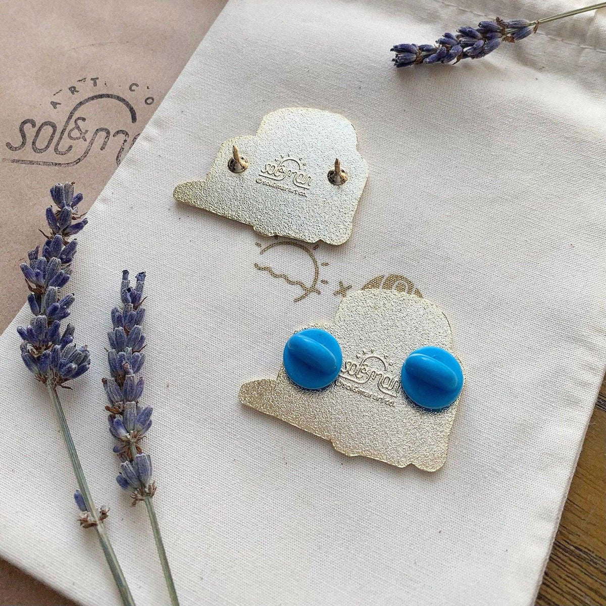 Polar Bear, Aurora Enamel Pin Brooches & Lapel Pins