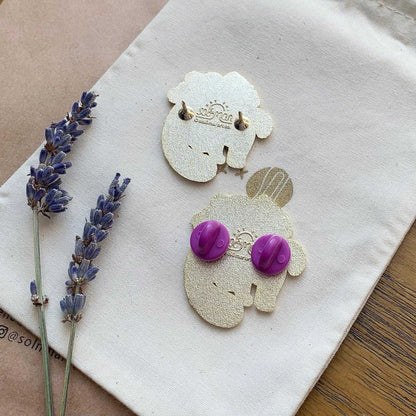 Snow Leopard, Pine tree Enamel Pin Brooches & Lapel Pins
