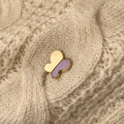 Butterfly Enamel Pin (Violet) Brooches & Lapel Pins