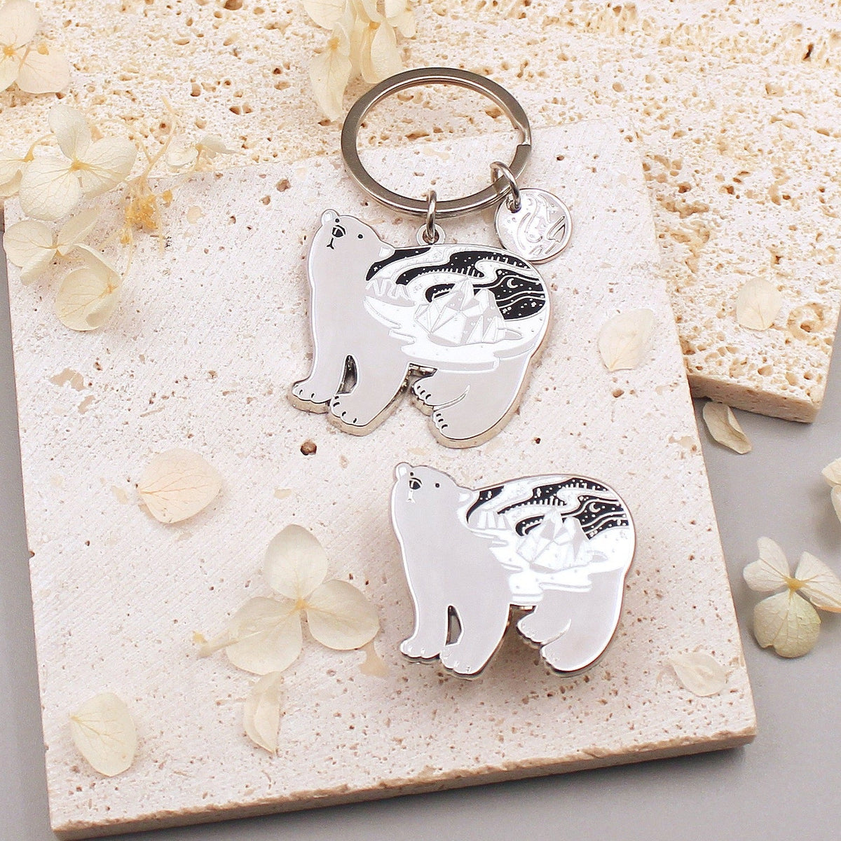 Polar Bear Enamel Pin Brooches & Lapel Pins