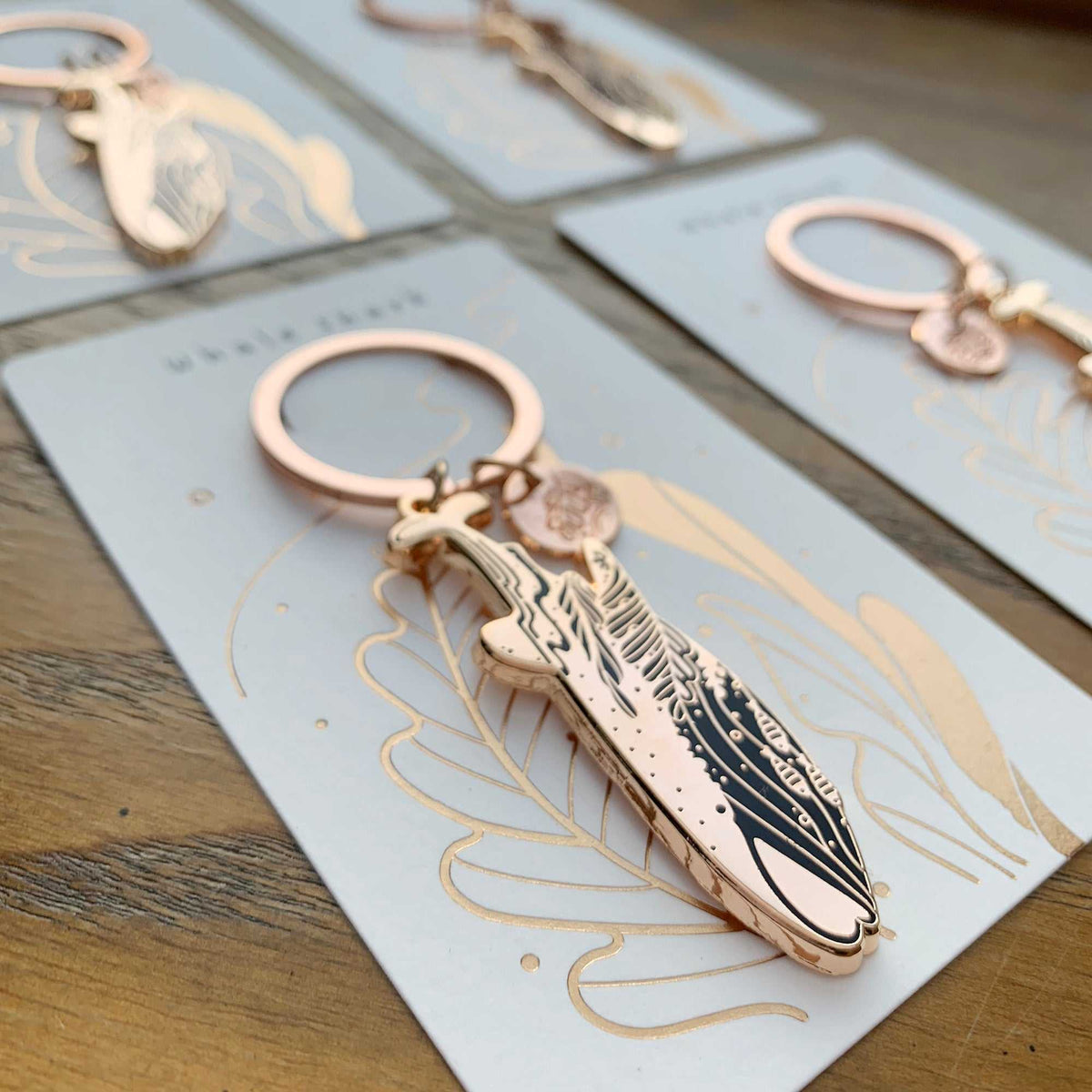 Whale Shark Enamel Keychain + Pin Set Keychains