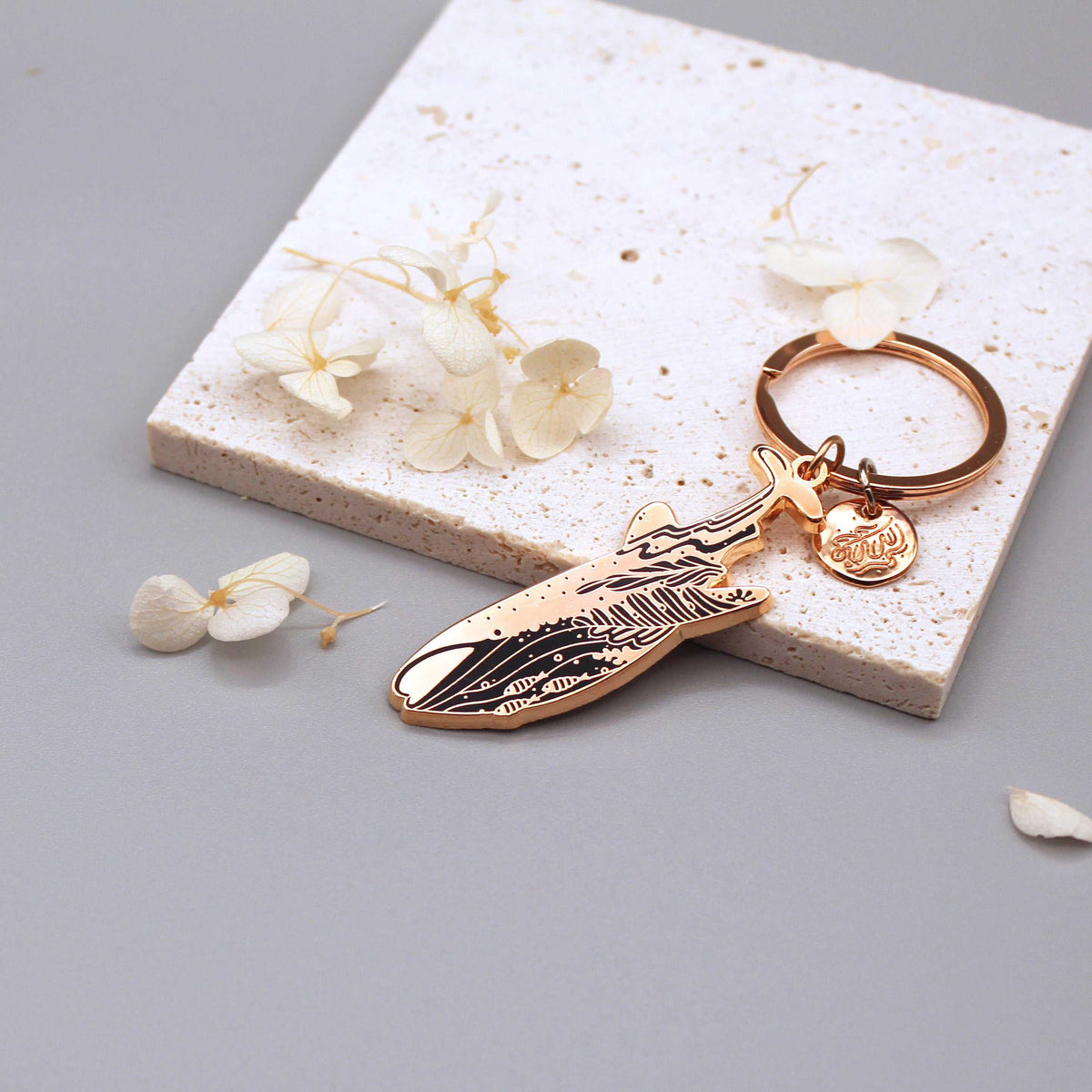 Whale Shark Enamel Keychain + Pin Set Keychains